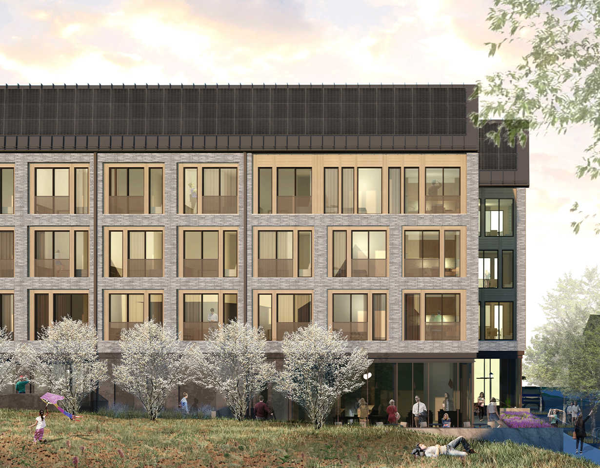 Jones-Architecture-Spring-Street-Amherst-West-Rendering-cndnsd Spring-Street-side-view-rendering